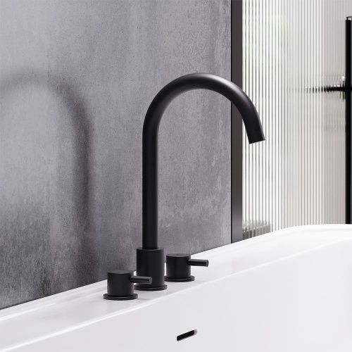 Смеситель Damixa Scandinavian Pure 360200300 на раковину черный - фото 4