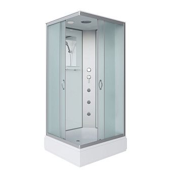 Душевая кабина Niagara Classic 330844QG 100х80 прямоугольная с крышей ориентация универсальная