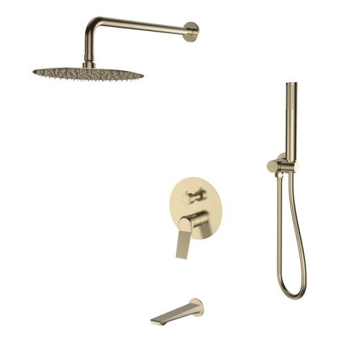 Душевая система Esko 7in1SHAGold встраиваемая в стену цвет золото - фото 2