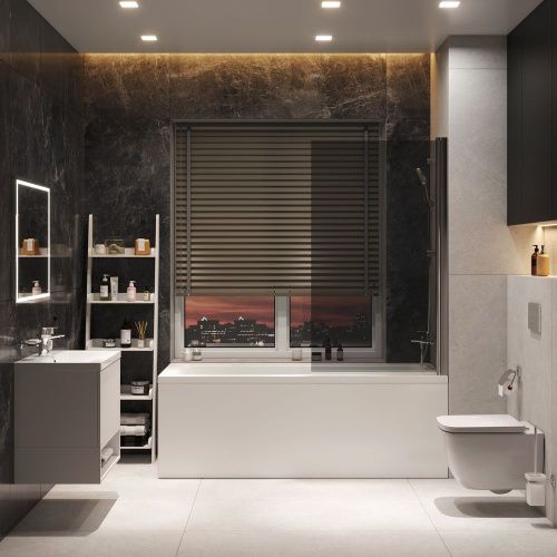 Ванна акриловая Am.Pm Gem WK90EA 170х70 пристенная прямоугольная с каркасом