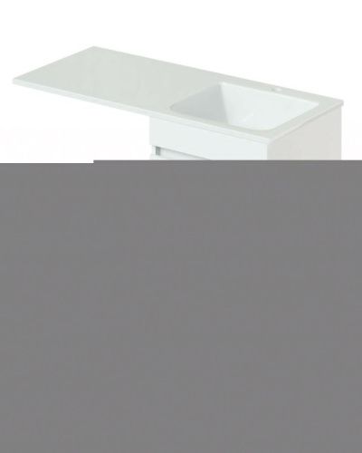 Тумба под раковину Orange Sistema ST-50TUW 50х50 цвет белый - фото 2