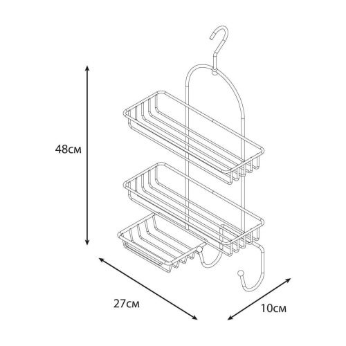Полка в ванную комнату Fixsen FX-970W - фото 3
