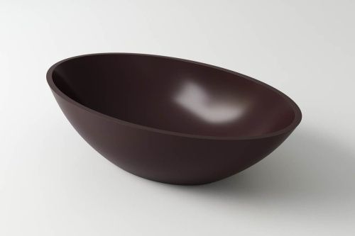 Раковина из искусственного камня Holbi DIONE 1.02.006.11.3 60х40 накладная цвет коричневый