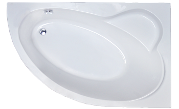 Ванна акриловая Royal Bath ALPINE RB819100R 150х100 пристенная асимметричная без каркаса
