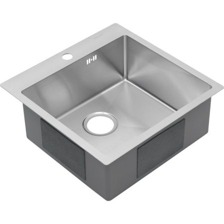 Кухонная мойка Melana ProfLine MLN-R5050H 50х50 цвет серый поверхность матовая