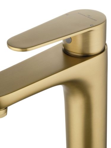 Смеситель для раковины Wonzon & Woghand Alfa WW-A40232-BG на столешницу золото - фото 4