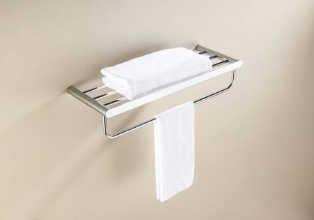 Полка в ванную комнату Aquatek ЛИРА AQ4415CR