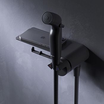 Гигиенический душ со смесителем Am.Pm Func F0H8F922 черный