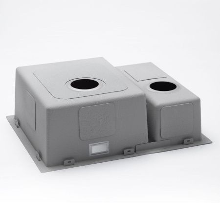 Кухонная мойка Grandex Aqua PROLINE 58 300208 60х45 цвет серый поверхность матовая