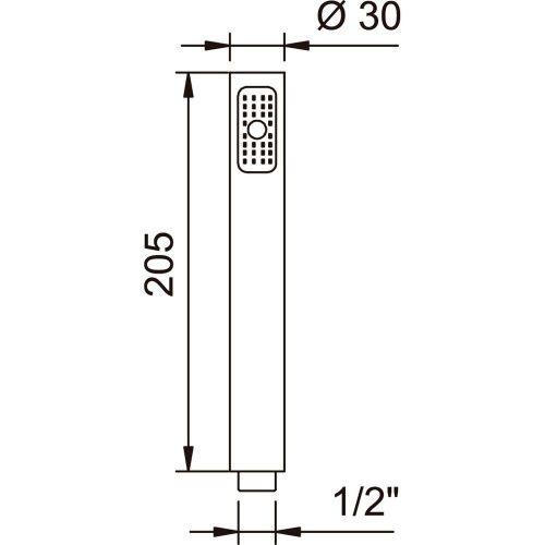 Душевая лейка Clever CAIMAN 90796 цвет хром - фото 4