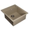 Кухонная мойка Uperwood Quartz Premium UPD-07 3910202125 45х50 цвет бежевый поверхность матовая