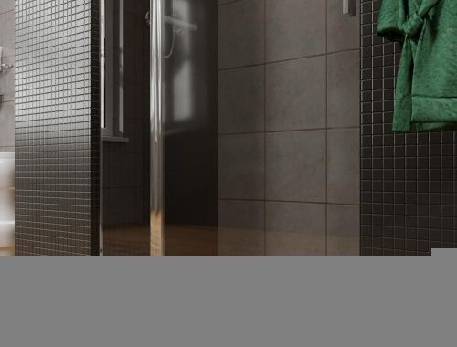 Душевая дверь Allen Brau Priority 3.31010.00G 140х200 стекло тонированное профиль хром - фото 4