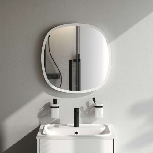 Зеркало с подсветкой Am.Pm Func M8FMOX0601WGS 60х60 подвесное - фото 3