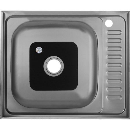 Кухонная мойка Melana 127 t R (*20) 60х50 цвет хром поверхность полированная