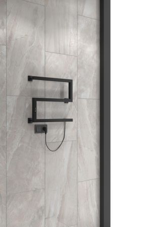 Полотенцесушитель Indigo Sparta DGS40-50BRRt 50х43 электрический черный муар