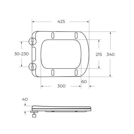 Крышка-сиденье для унитаза BelBagno VENETO BB132SC