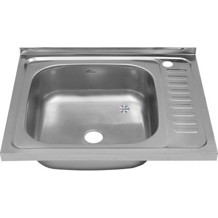 Кухонная мойка Melana 127 t L (*20) 60х50 цвет хром поверхность полированная