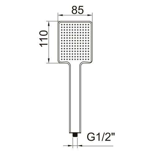 Душевая лейка Clever NINE XTREME 60797 цвет черный - фото 5