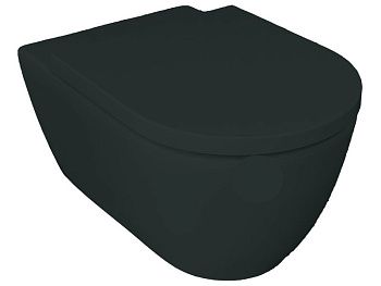 Чаша унитаза подвесная Hatria FUSION A0Y1CC06 цвет зеленый без сиденья безободковая душевой смыв