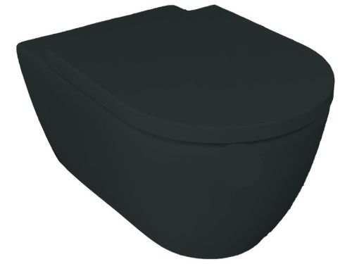 Чаша унитаза подвесная Hatria FUSION A0Y1CC06 цвет зеленый без сиденья безободковая душевой смыв