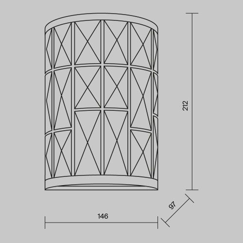 Бра Maytoni Gelid MOD184-WL-01-CH - фото 3