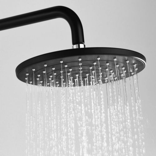 Душевая стойка Wasserkraft Elbe 7400 BK17401CB настенная цвет черный - фото 5