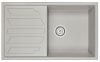 Кухонная мойка Granula 8601, БАЗАЛЬТ 85х50 цвет серый поверхность матовая