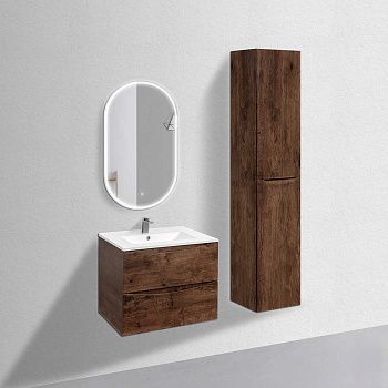 Тумба под раковину Vincea Mia VMC-2MC700RW 70х50 подвесная цвет коричневый