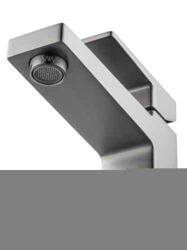 Смеситель Wonzon & Woghand Cube 2.0 WW-88018068-BGM на раковину серый - фото 3