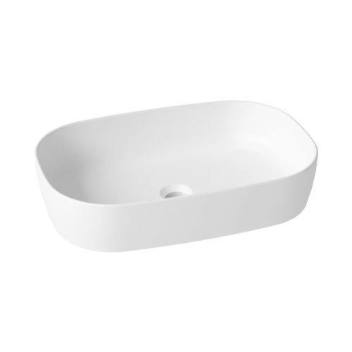 Раковина из сантехнического фарфора Lavinia Boho Bathroom Sink Slim 33311003 50х40 накладная цвет белый без отверстий под смеситель - фото 3
