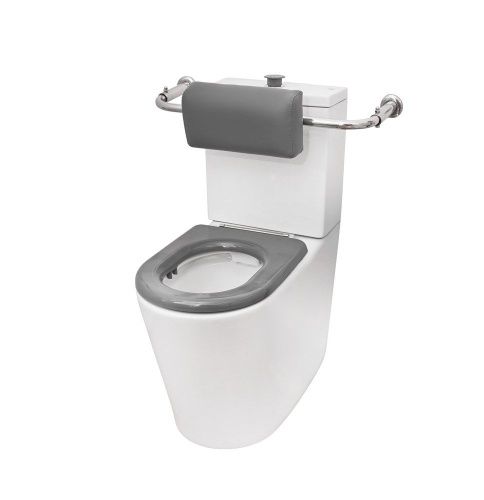 Унитаз напольный с бачком Dstrana 4620 белый без сиденья безободковый каскадный смыв - фото 5