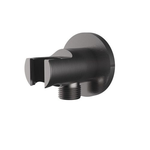 Душевая система Vincea Inspire VSFW-3I21MT1GM встраиваемая в стену цвет вороненая сталь с термостатом - фото 4