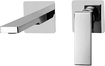 Смеситель для раковины Paffoni Elle EL105CR70 встраиваемый в стену хром