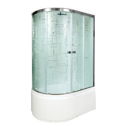 Душевая кабина AvaCan EM4511RGM+EL 110х80 асимметричная с крышей ориентация правая
