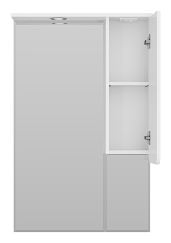 Зеркало-шкаф Misty Чегет П-Чег-02065-01П 70х100 подвесной цвет белый - фото 3