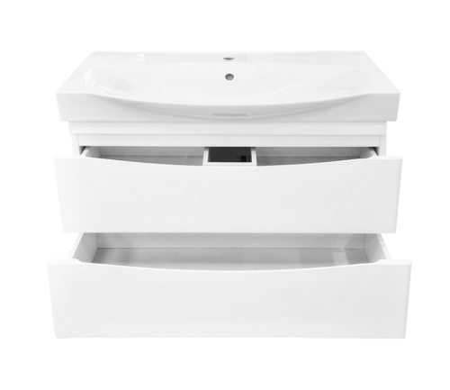 Тумба под раковину Misty Элвис П-Элв01105-0112Я 100х40 напольная цвет белый - фото 3