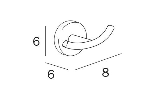 Крючок Inda FORUM A3620BCR - фото 4