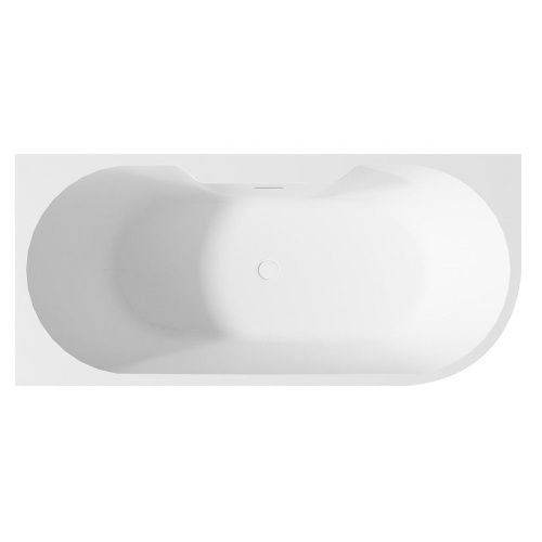 Ванна акриловая Abber AB9335-1.7 L 170х80 пристенная асимметричная с каркасом - фото 4