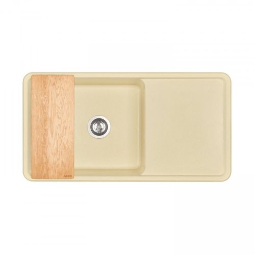 Кухонная мойка Aquaton Беллис 1A725132BS290 95х50 цвет бежевый - фото 2