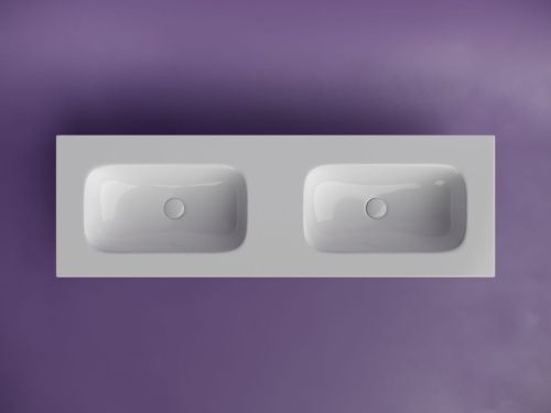 Раковина из сантехнического фарфора Ceramica Nova GRACE CN7022wx 140х50 накладная цвет белый - фото 3