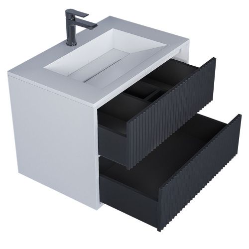 Тумба с раковиной Uperwood Next Premium 3930205163 70х50 цвет серый - фото 5
