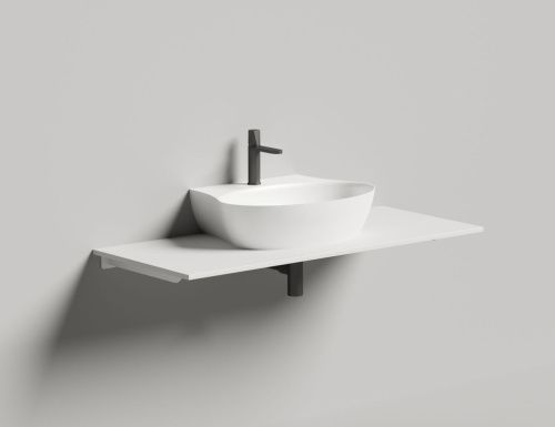 Раковина из искусственного камня S-Stone Salini ALDA 140321MF 60х50 накладная цвет мультиколор - фото 4