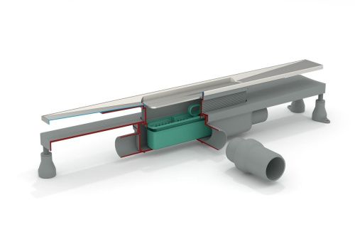 Душевой лоток OMP Tea Emyflow 5963.204.8.3 золото - фото 5