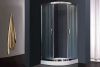 Душевой уголок Royal Bath HKD RB100HKD-C-CH 100х100 стекло рифленое профиль хром без поддона