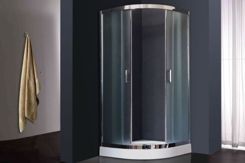 Душевой уголок Royal Bath HKD RB100HKD-C-CH 100х100 стекло рифленое профиль хром без поддона