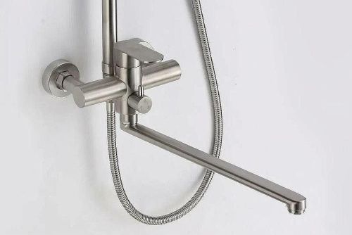 Душевая стойка D-Lin H10A23 настенная цвет серый - фото 2