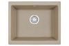 Кухонная мойка Granula 5551, ПЕСОК 55х45 цвет бежевый поверхность матовая