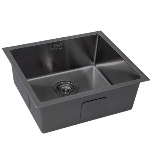 Кухонная мойка Grandex Aqua PROLINE 55 3002063 55х45 цвет серый поверхность матовая - фото 2