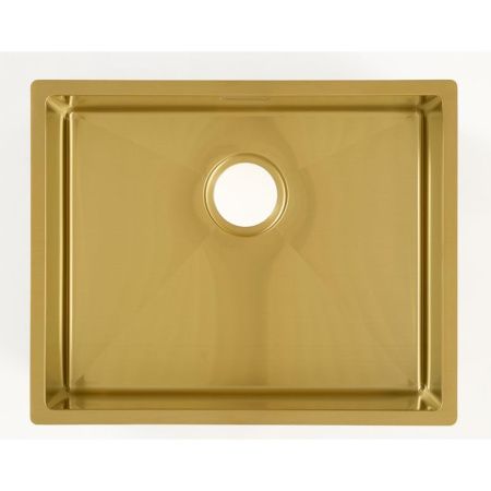Кухонная мойка Grandex Aqua 5041741 55х45 цвет золото поверхность матовая