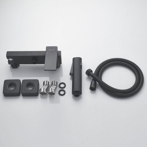 Гигиенический душ со смесителем Shevanik S4005H-1 черный - фото 4